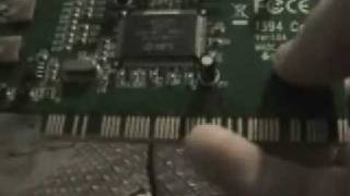 How to insert a PCI FIREWIRE CARD into your computer. PT.1