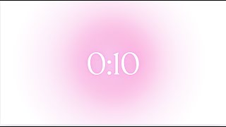 Magical Relaxing Light Pink Aura 10 Second Timer