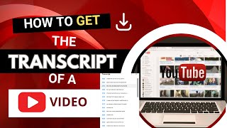 How to Get & Copy the Transcript of a Youtube Video (2023) -Transcribe any Youtube Video FREE & FAST