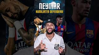 NEYMAR DRIBBLING IS UNREAL! 😱 Defenders Can’t Handle His Skills! ⚽🔥#shorts #neymar #football