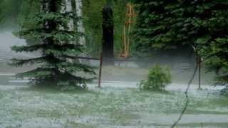 Unwetter bei Ebersbach / Sachsen