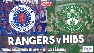Rangers v Hibs match preview with live stream and TV details, team news and manager quotes
