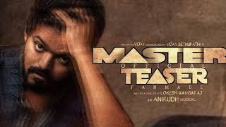 MASTER-official fanmade teaser |Vijay| Vijay Sethupathi|LokeshKangaraj|A S remix&mashup
