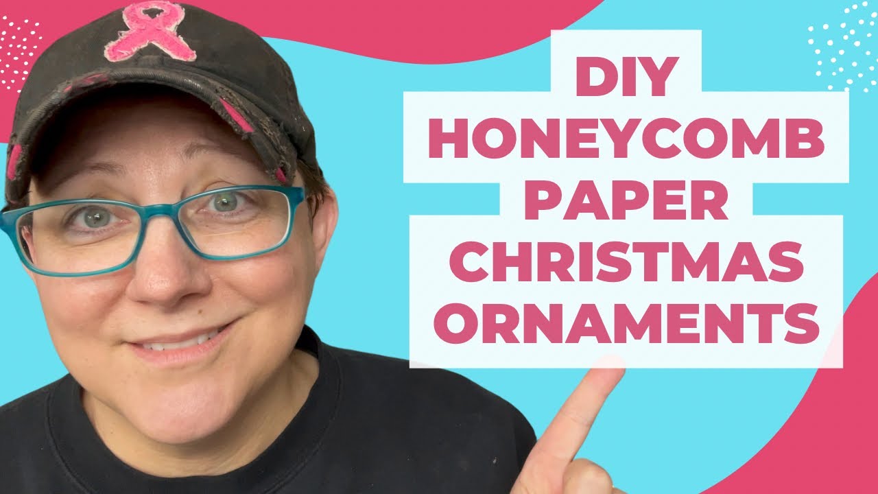 DIY Honeycomb Paper Christmas Ornaments - YouTube