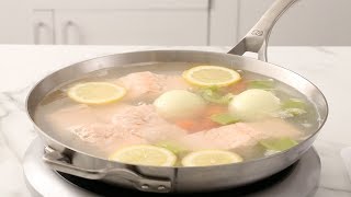 Simple Poached Salmon- Martha Stewart