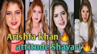 arishfa khan latest attitude Shayari | best attitude Shayari of arishfa khan