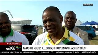 Magashule denies allegations of tempering with ANC NW election list