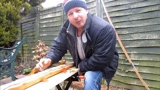 Making the Self Yew Longbow Part 1 - Preparing the Stave