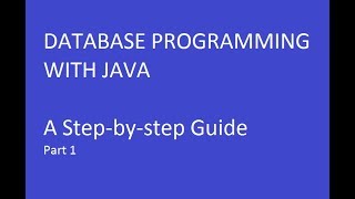 DATABASE APPLICATION using JAVA Part 1: Create Database using PhpmyAdmin with MySQL
