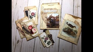 Craft with Me - Decorating Mini Book Page Bags