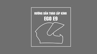 Hướng dẫn tháo lắp kính mũ bảo hiểm Ego E9 - BBI.VN