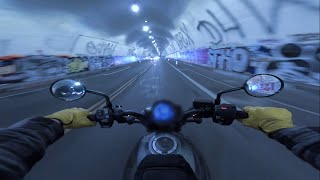 Night riding in Downtown Los Angeles | 2023 Honda Rebel 1100 DCT