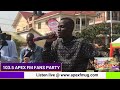 KAYZMON SWITCH SINGS MALIKE @APEX FM FANS PARTY