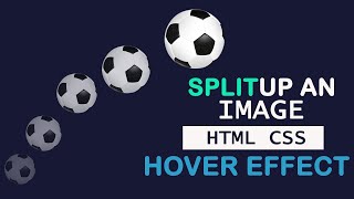 CSS image hover effect - Split image on hover | Image transform effect