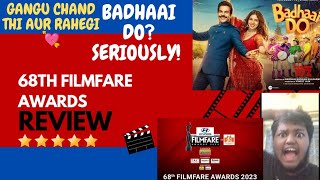 The 68Th Filmfare Awards Review Show #filmfareawards #badhaaido #gangubaikathiawadi