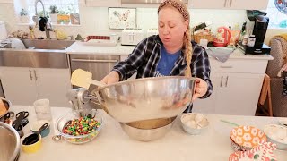 Make & Bake 16 Dozen Massive Freezer Cookies with Me