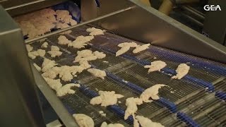 Efficient chicken tender production