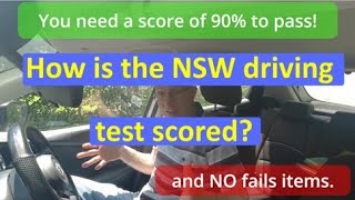 070 How is a NSW driving test scored?