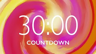 30 Minute Classroom Timer with Relaxing Music and Alarm 🎵⏰