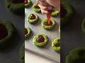 Matcha Thumbprint Cookies #healthycookies #matcha #matchapowder