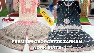 EP 191-Premium Georgette Zarkan Work Suits | Ladies Suit Manufacturer | Ladies Suit Wholesale Market