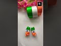 ❤️diy🇮🇳hairclip tricolor hairclip ribbon shorts howto