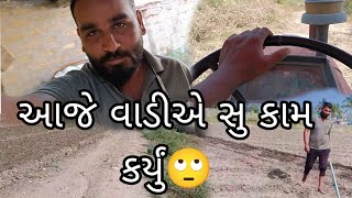 આજે વાડીએ સુ કામ કયુઁ 🙄  aje vadia su Kam kryu