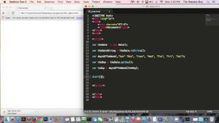 Javascript Tutorial For Beginners #26 Getting the Current Date and Time NICE!