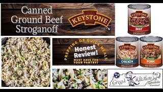 Ground Beef Stroganoff / Keystone Meats Review / A pantry must.