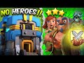 No King No Queen! No Problem | TH12 No Hero Attack Strategy for 3 Star 2023