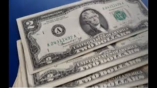 2 two dollar bills bill us 1976 1995