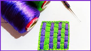 ஆரி Class 28 | Mat filling  | Aari Work For beginners | mat stitch tutorial | Aari filling Stitches