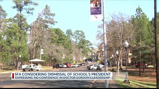 SFA Faculty Senate votes 'no confidence' in President Gordon asks regents revoke contract