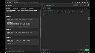 LeetCode Problem "Check If Two String Arrays are Equivalent" || Competitive Programing With Java