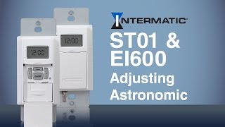 Adjusting the Astronomic Feature for the  ST01/EI600 Programmable Timers