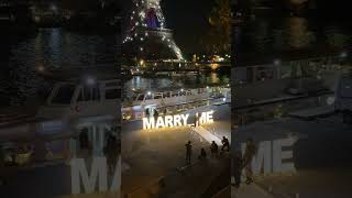 Marriage proposal in Paris 💕