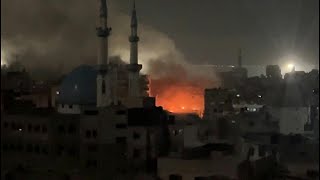 Heavy smoke after night strike on Gaza's Rafah | AFP