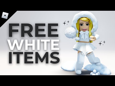 HURRY! GET EVERY WHITE FREE ROBLOX ITEMS