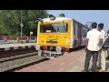 perfect crossing balurghat express and katwa howrah local at balagarh station