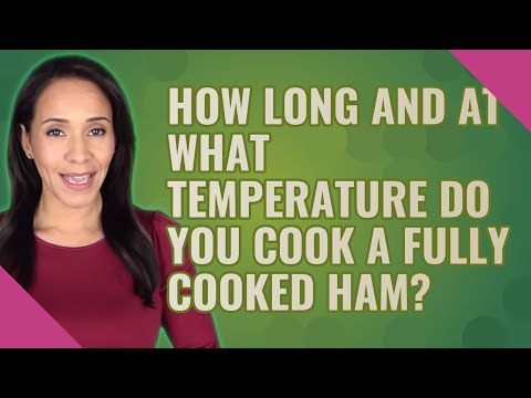 What temperature do you cook a cured ham?
