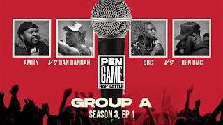 Dan Dannah vs Amity x DBC vs Ren DMC - Pen Game Rap Battle (Season 3 Ep.1) | Link Up TV Originals