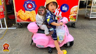 Ai Tran takes YoYo JR to buy fried chicken