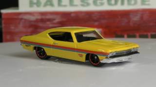 2017 Hot Wheels L Case #263 '69 Chevelle SS 396 - Super Treasure Hunt