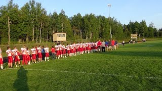 MLWR Rebels Football vs Hermantown Hawks 8/30/18 13-27