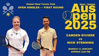 Real Tennis Australian Open 2025 - First Round - Camden Riviere (1) vs Nick Stenning