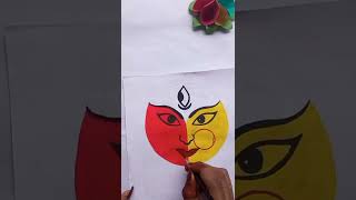 Durga Puja Craft Ideas / Durga Maa Wall Hanging / Navaratri Special #shorts #youtubeshorts #viral