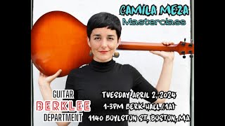 Berklee Guitar Department Visiting Guest Series: Camila Meza