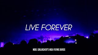 앵콜 브레이크에 Live Forever 떼창하는 관객들