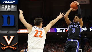 Duke vs. Virginia Condensed Game | 2019-20 ACC Men's Basketball