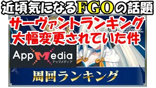 【近頃気になるFGOの話題】AppMediaのサーヴァントランキングの内容が大幅に変更されていた件【ゆっくり雑談】